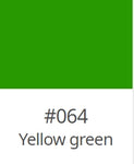 Permanent Adhesive Vinyl - 12" x 12" sheet - Yellow Green - 064